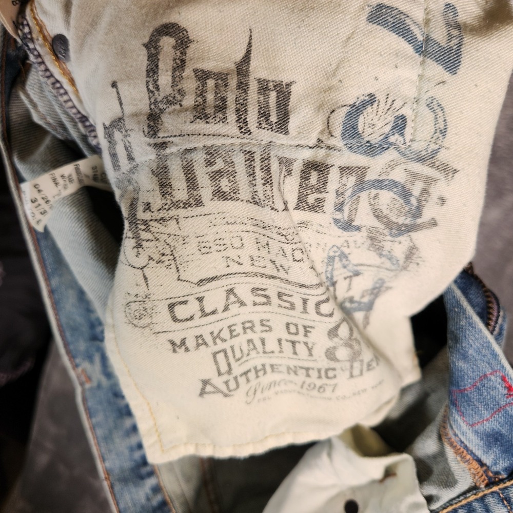 Polo Ralph Lauren Jeans Men's 33X26 (31X30) Blue 867 Classic Fit Denim‎ HEMMED - Picture 8 of 15